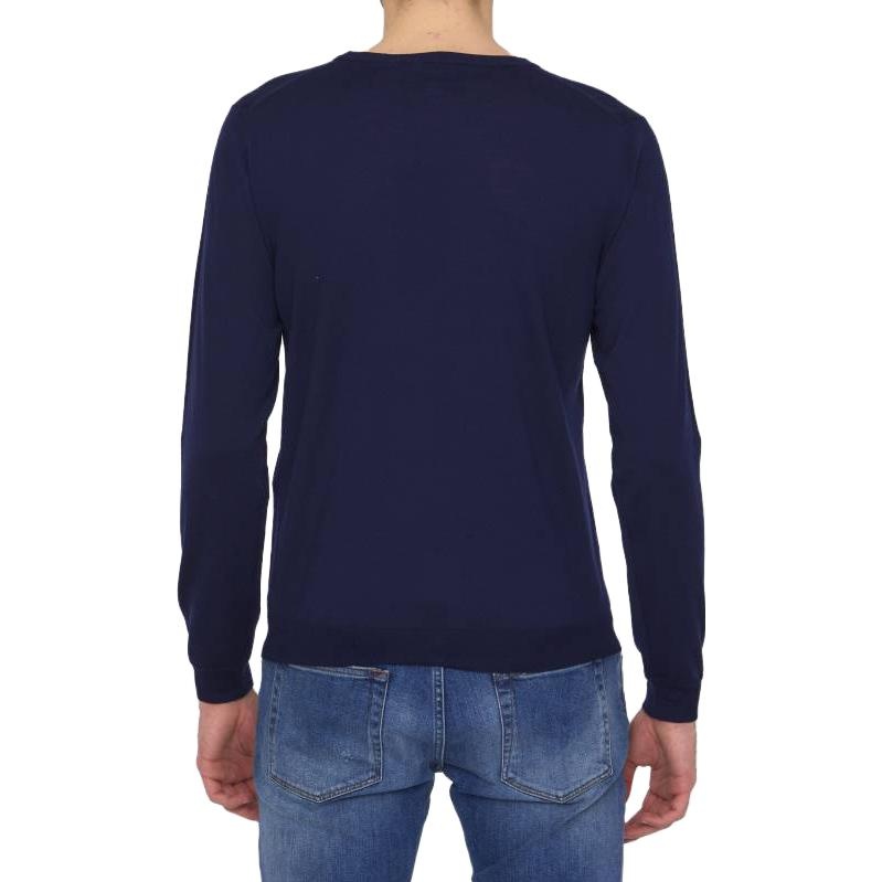 Gucci Wool Sweater With Horsebit Intarsia 'Blue' 730974-XKCOR-4011 - 3