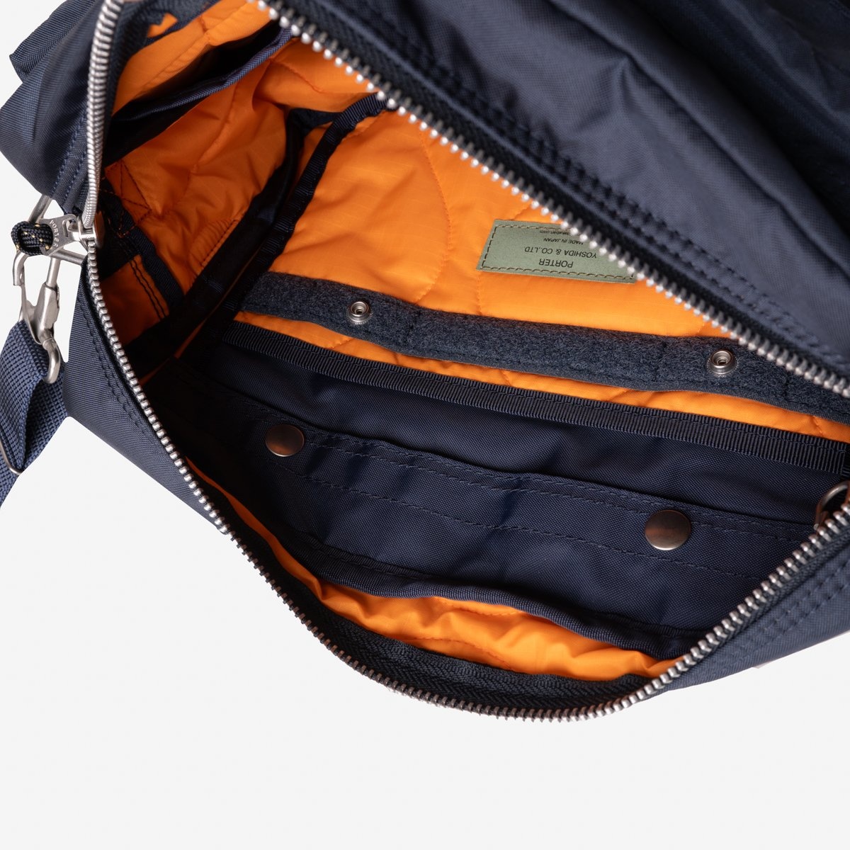 POR-FOR-SHLS-NAV Porter - Yoshida & Co. - Force Small Shoulder Bag - Navy Blue - 9