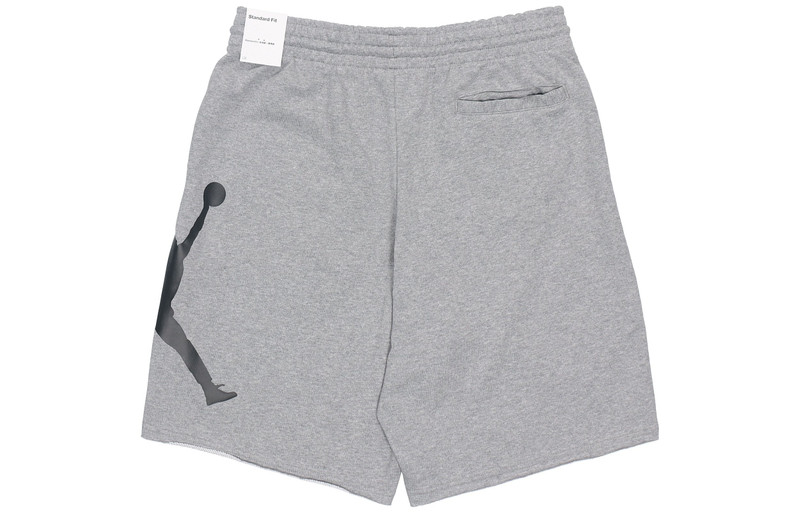 Jordan Air Jordan Jumpman Logo Printing Knit Short Pant Male Grey DD2324-091 outlook