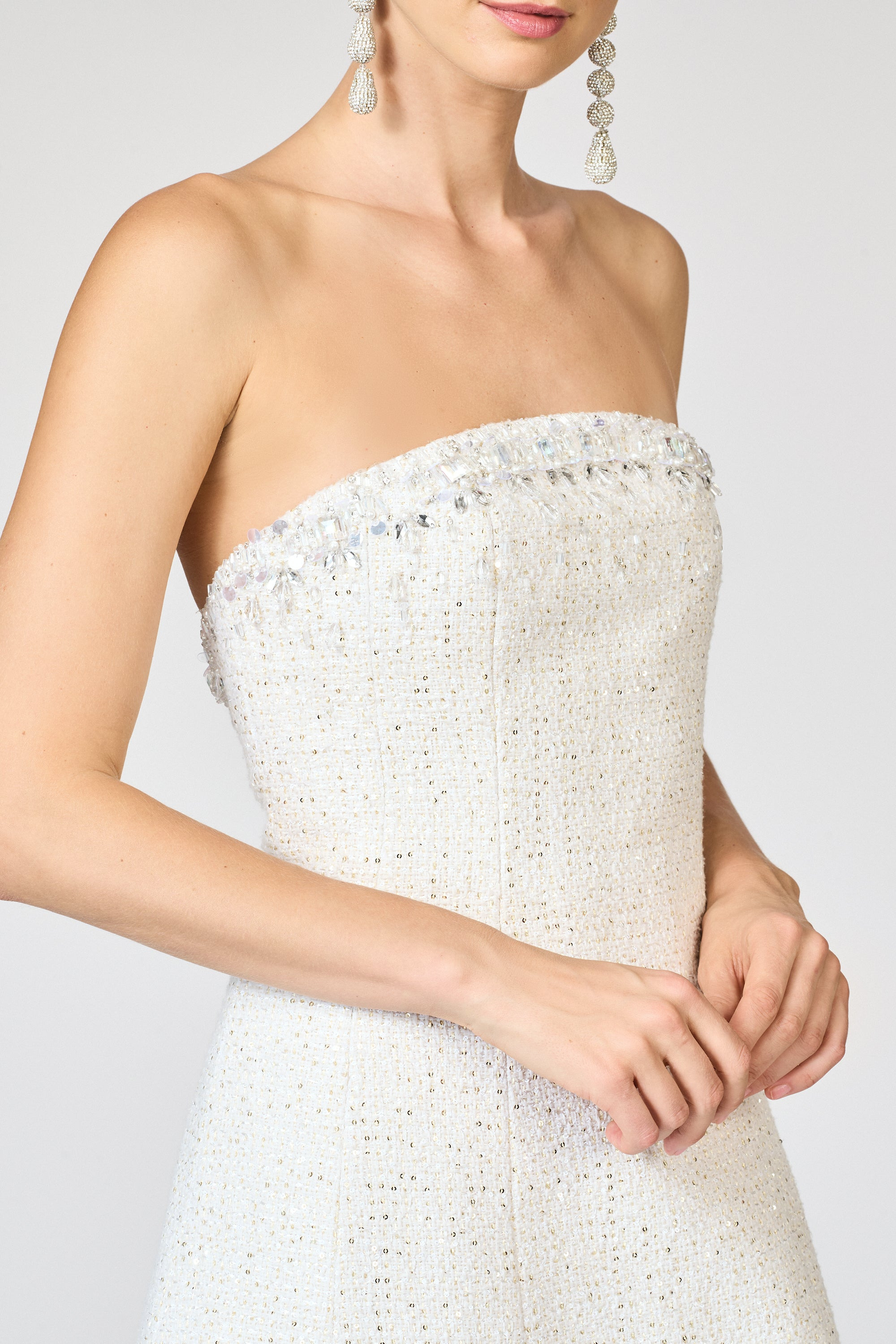 DAPHNE DRESS - ALABASTER - 2