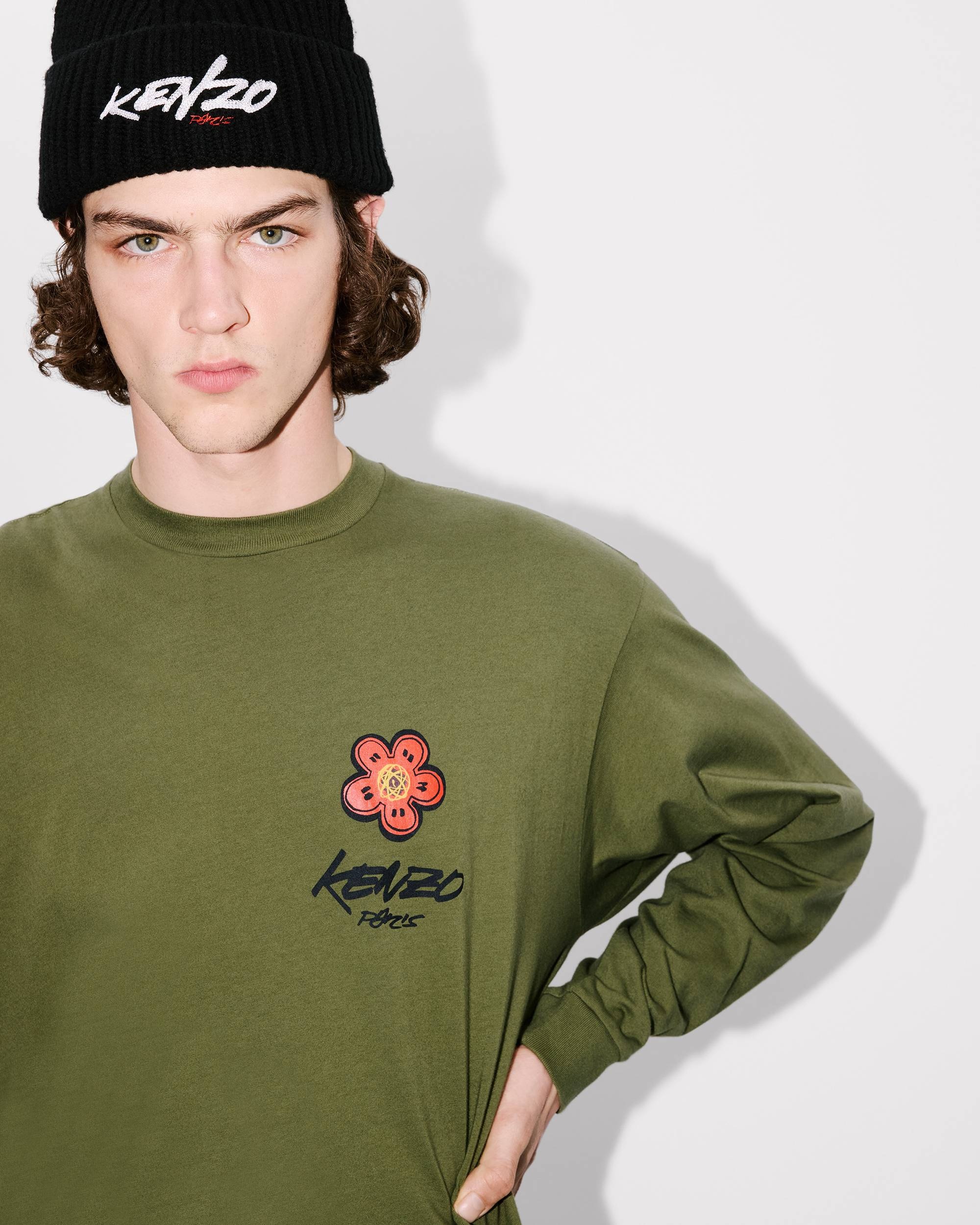 'Kenzo x Futura 2000' long slevee T-shirt in cotton - 6