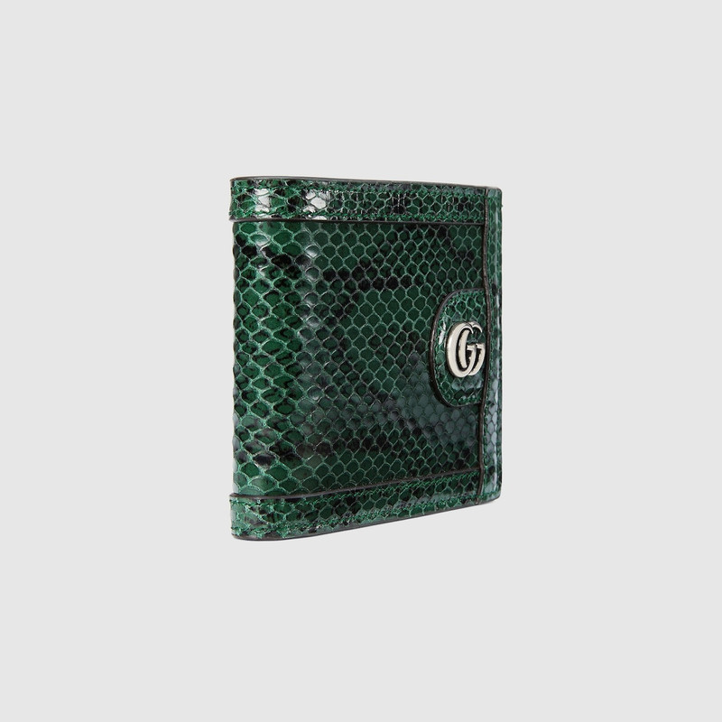 Python card case wallet with Double G 3
