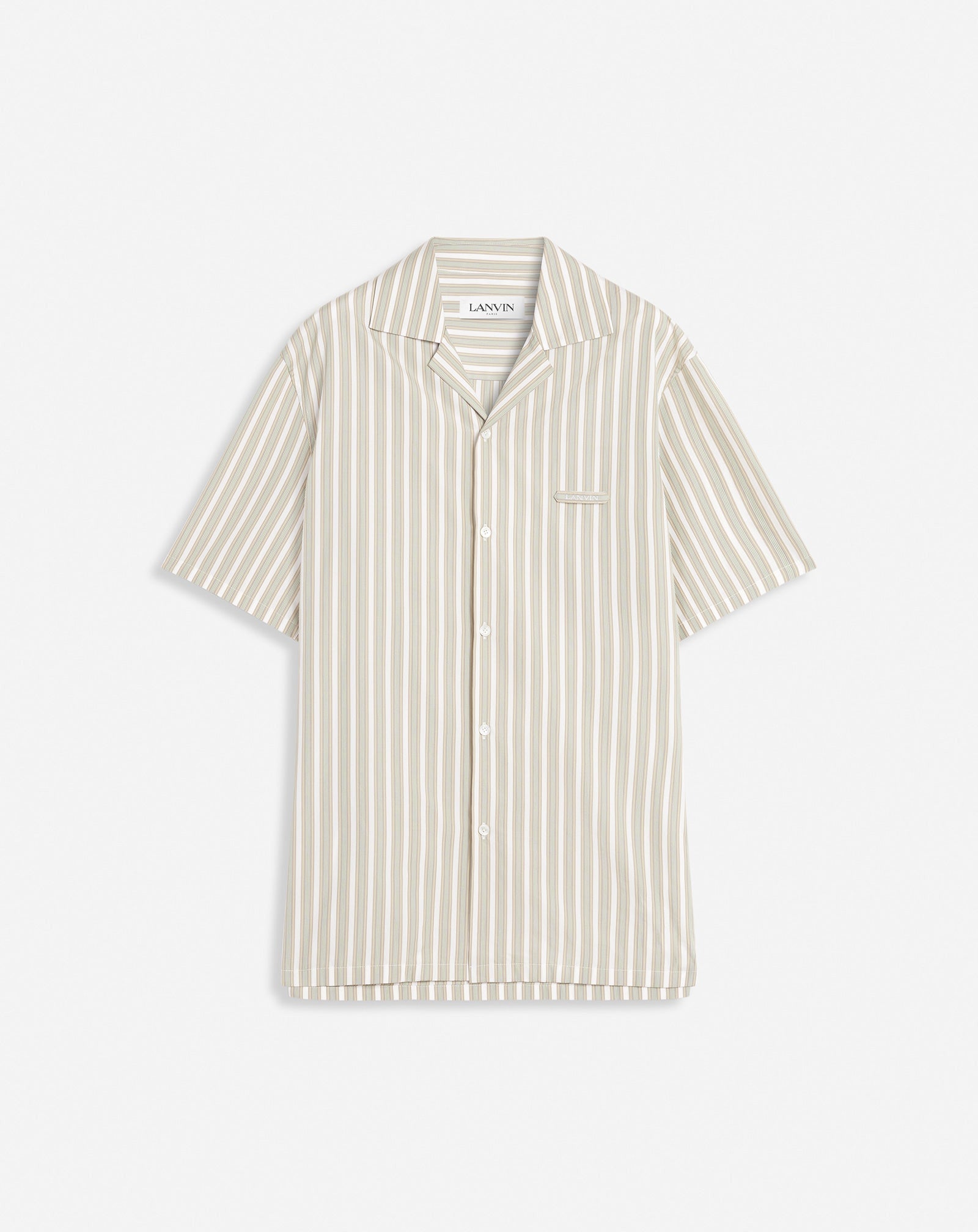 STRIPED BOWLING SHIRT - 1