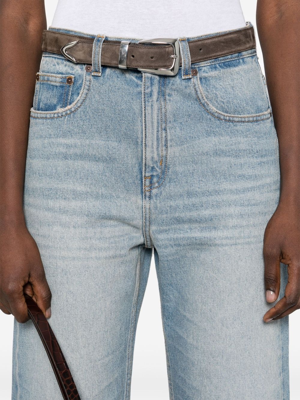 wide-leg jeans - 5