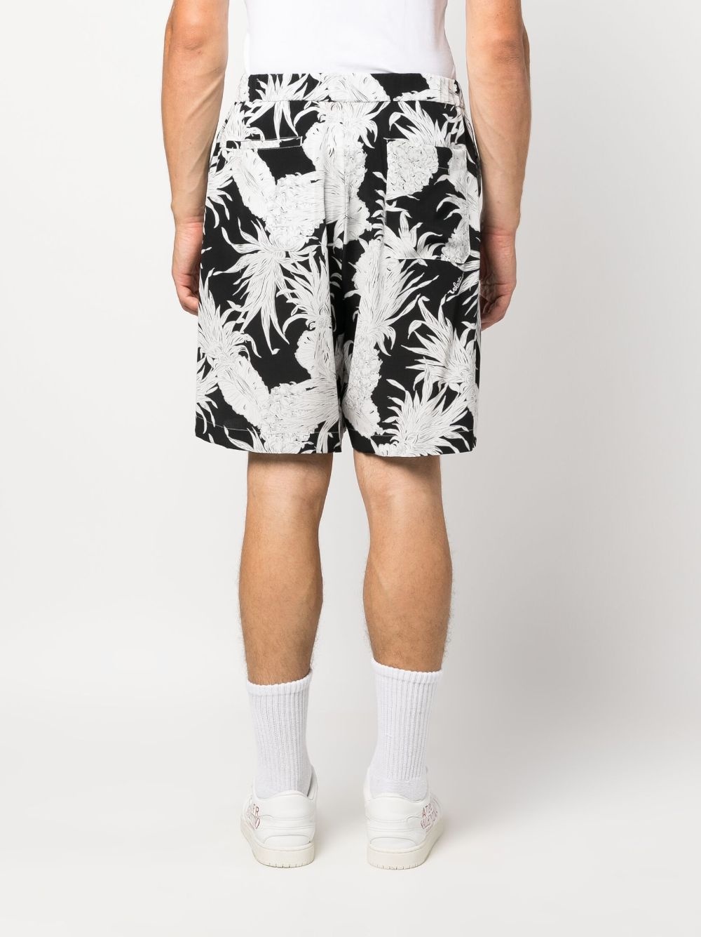 pineapple-print Bermuda shorts - 4