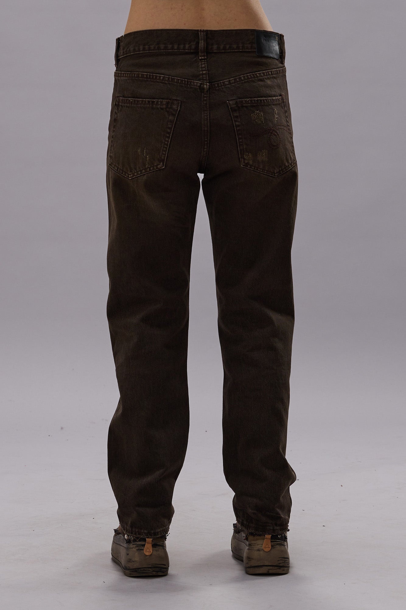 BOYFRIEND JEAN - VINTAGE CHOCOLATE BROWN - R13 - 7