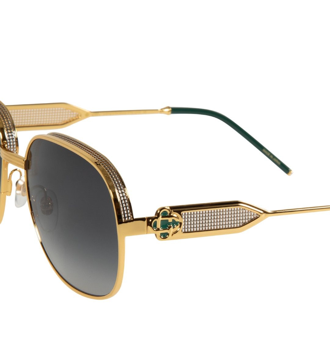 Casablanca Sunglasses 'Yellow Gold/Silver/Black' - 3