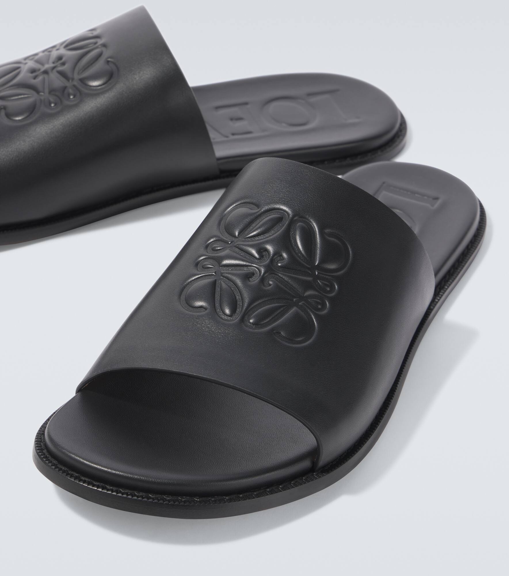 Paula's Ibiza Flex Anagram leather slides - 3