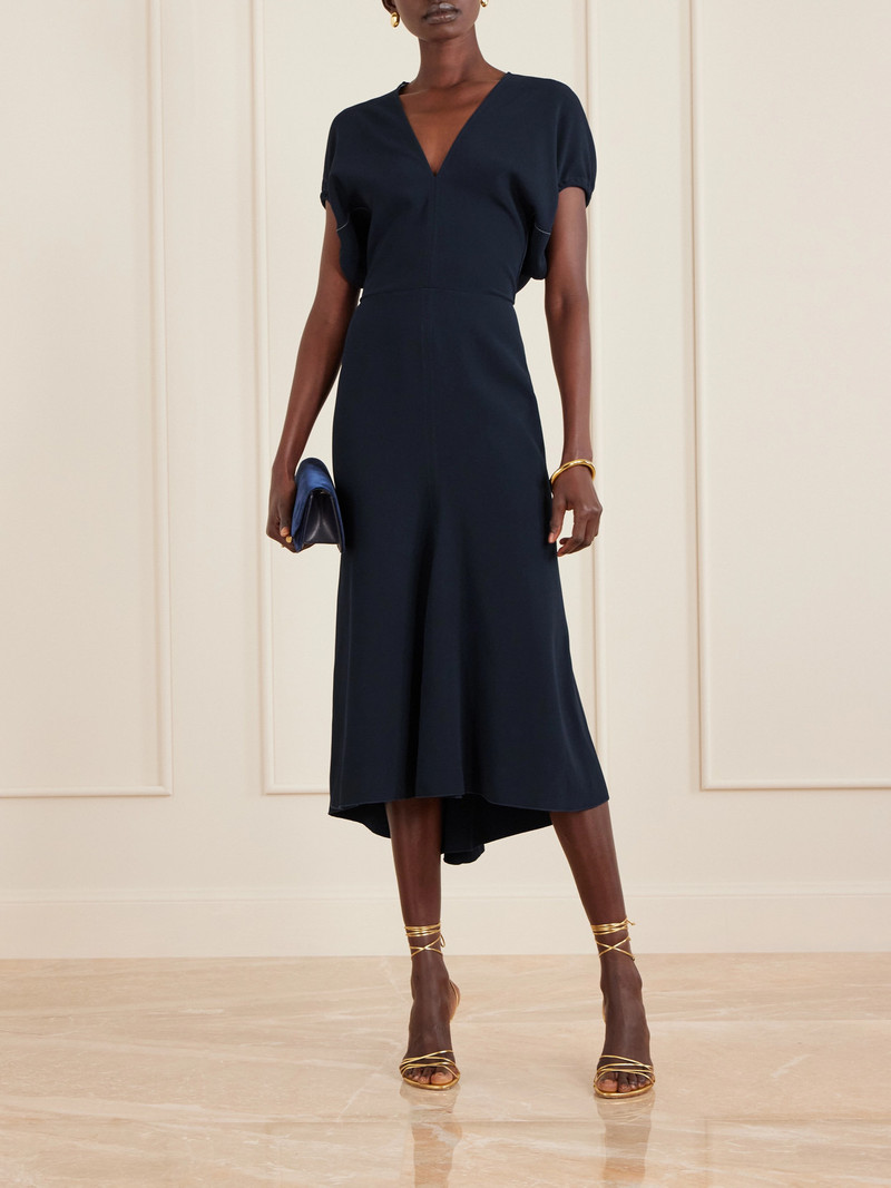 Victoria Beckham Crepe Midi Dress outlook