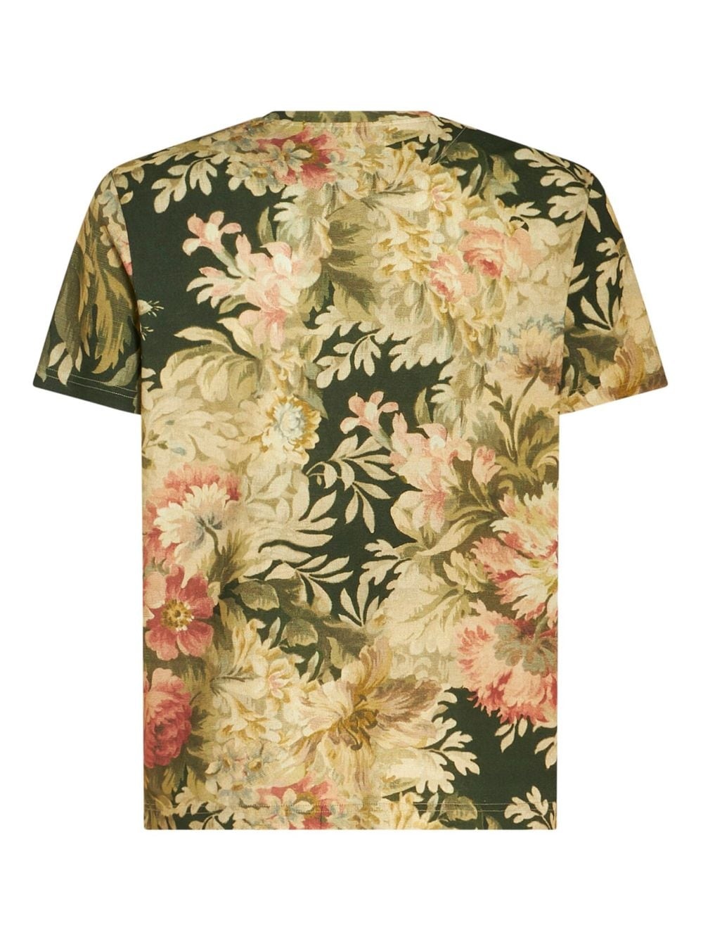 floral-print cotton T-shirt - 6