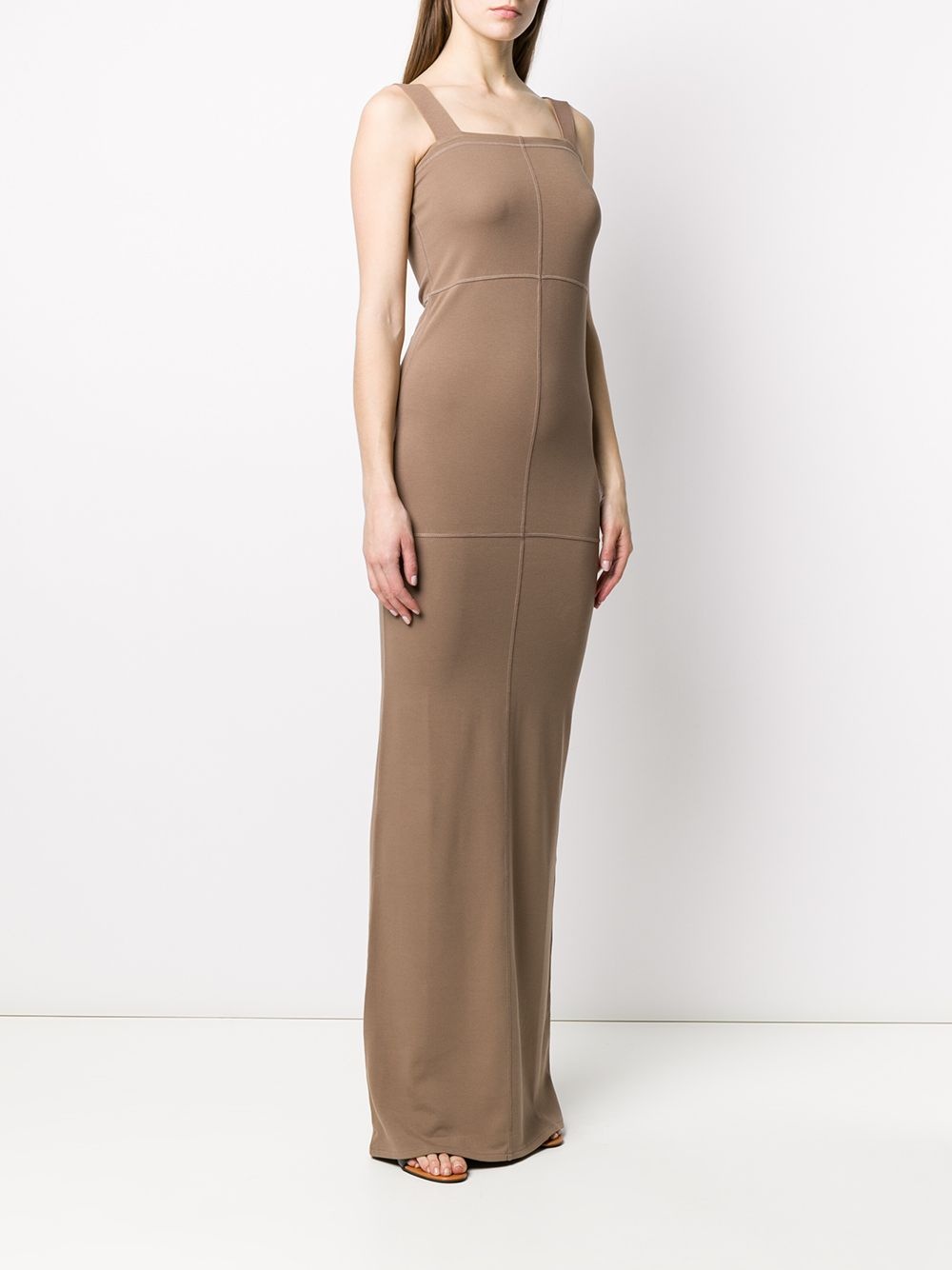 square neck maxi dress - 3