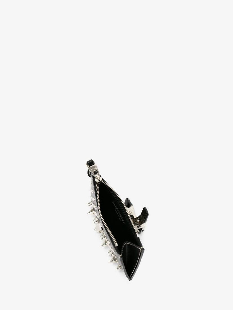 Alexander McQueen Women's Small Zip Pouch in Black outlook