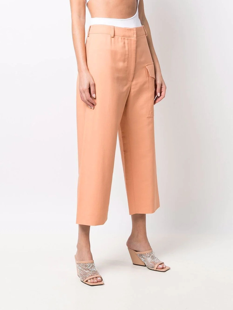 cropped straight-leg trousers 3