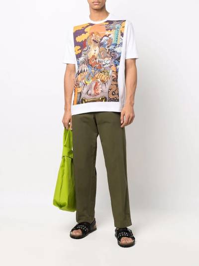 Junya Watanabe MAN graphic-print T-shirt outlook