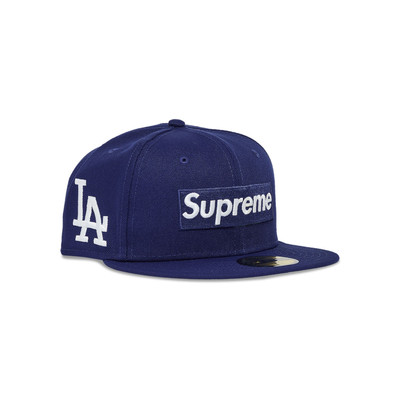 Supreme Supreme x MLB Teams Box Logo New Era 'Dark Royal - Los Angeles' outlook