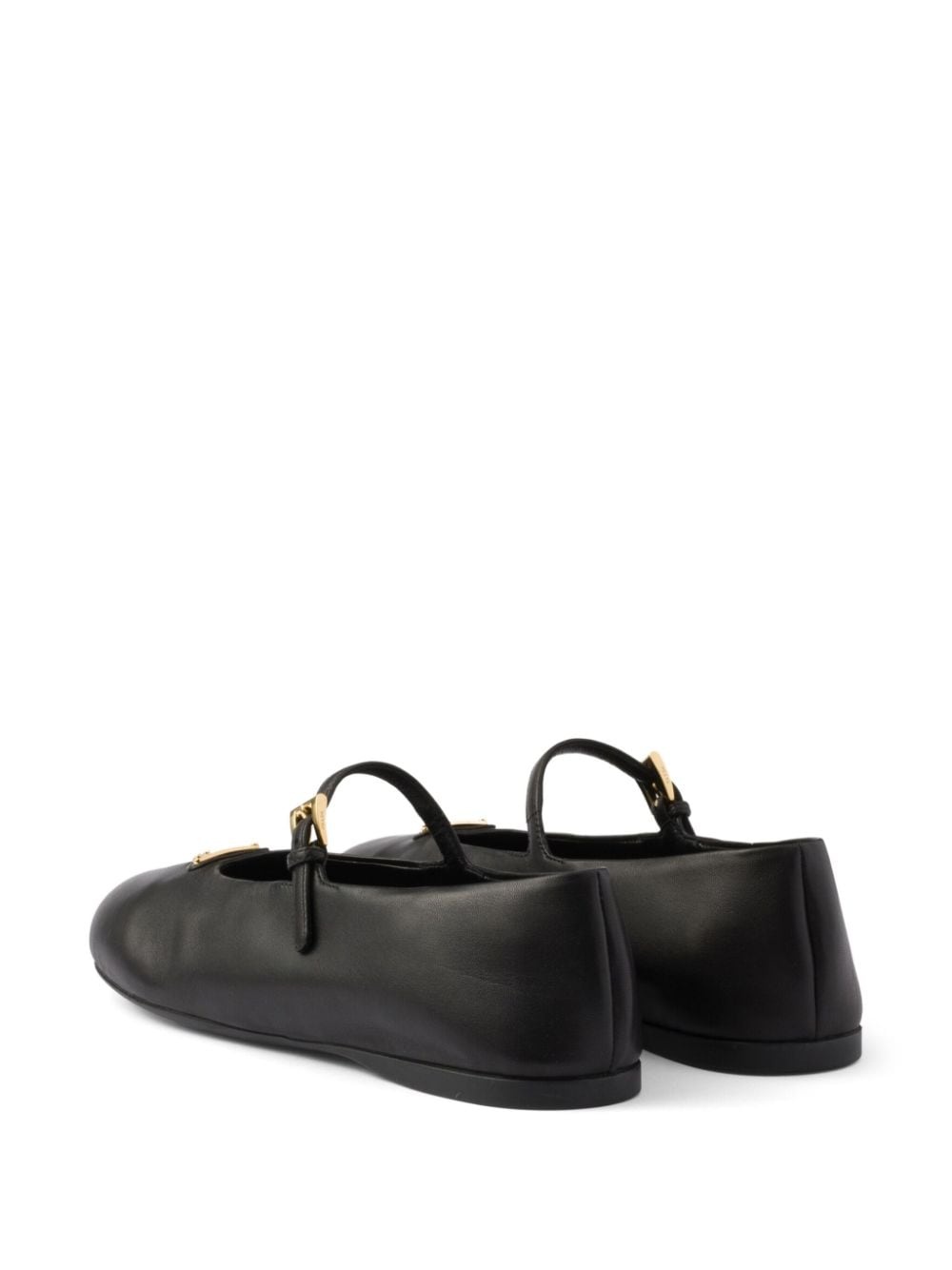 enamel logo ballerina shoes - 3