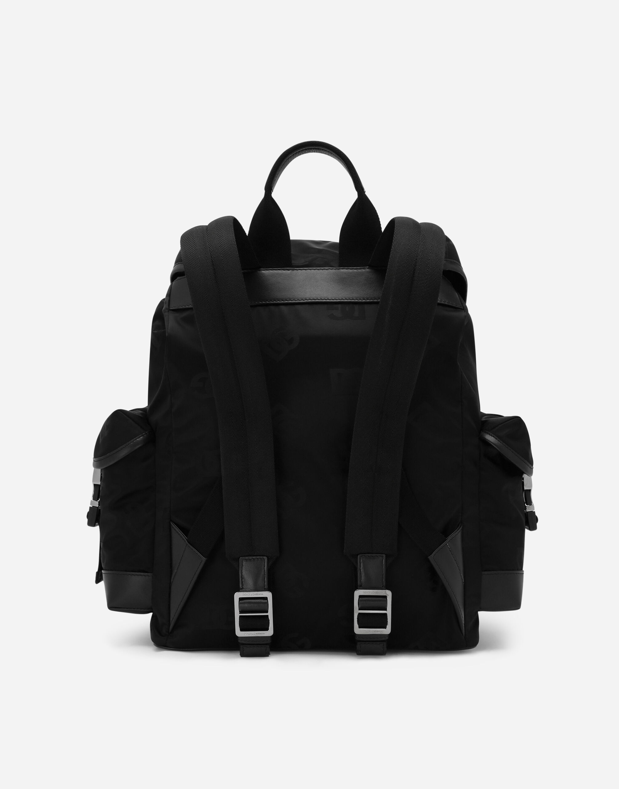 Nylon backpack with logo - 4