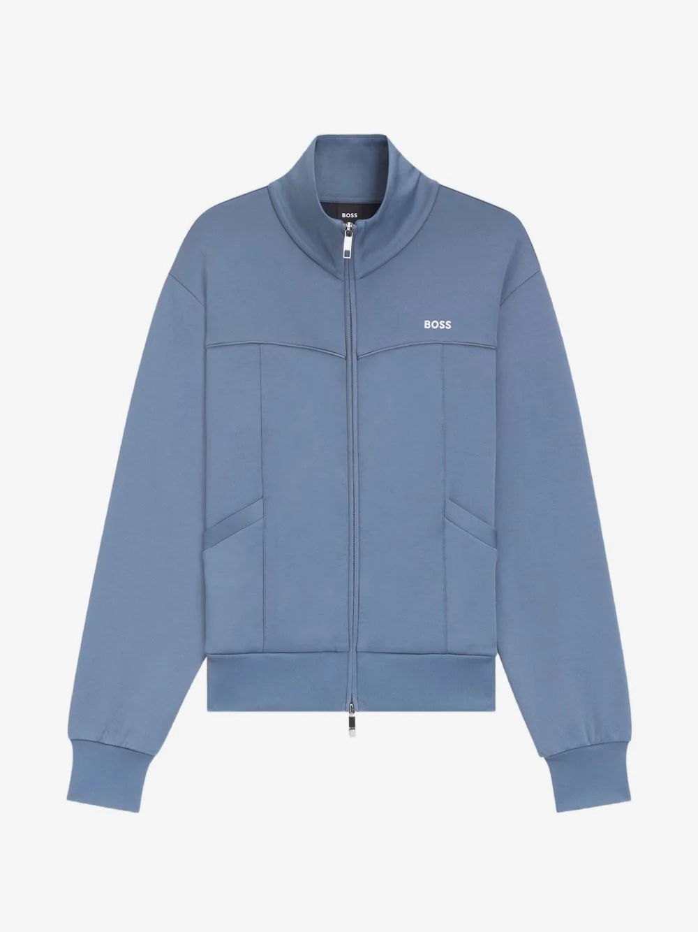 logo-print zip-up sweatshirt - 1