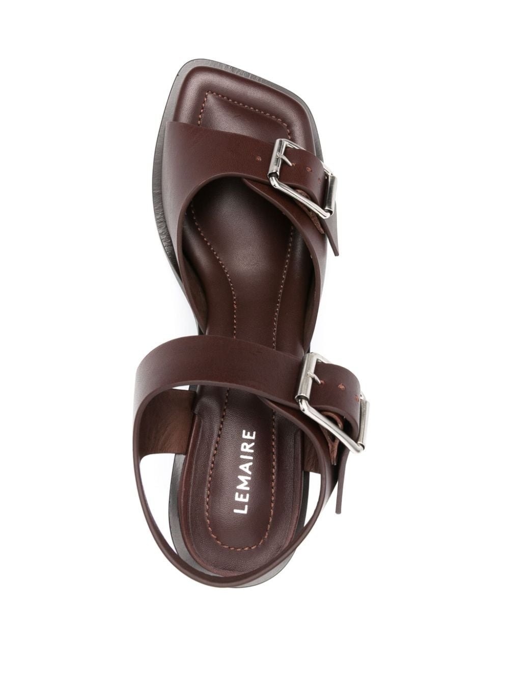 90mm leather sandals - 4