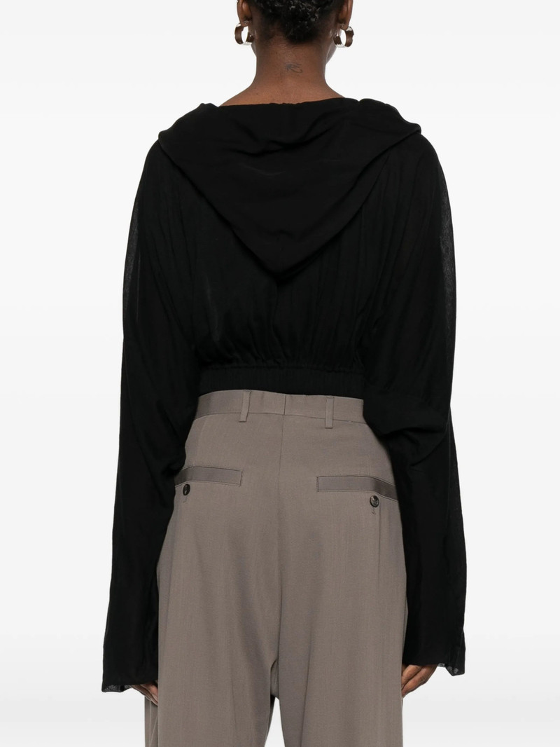 Rick Owens Hooded-neck T-shirt 3