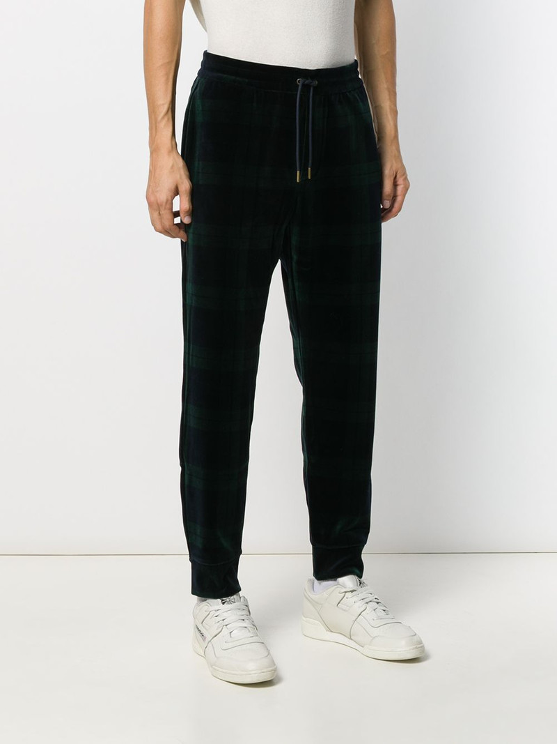 tartan print joggers 3