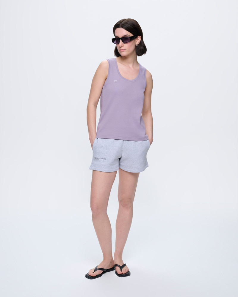 Womens Cotton Tank Top - Dusty Mauve 3