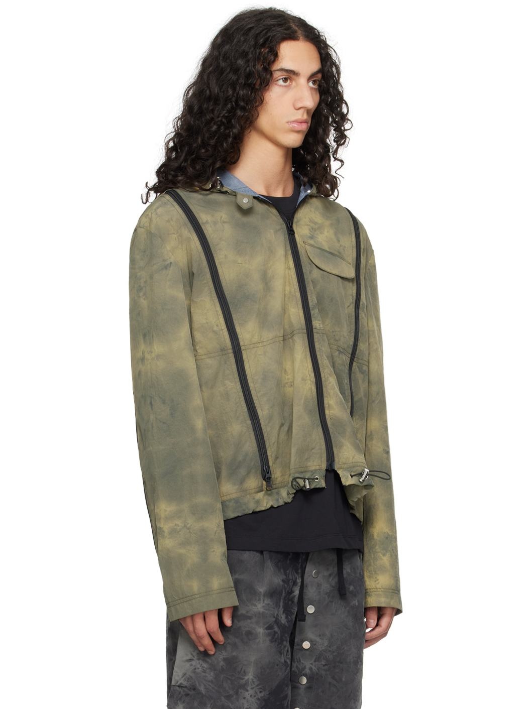 Khaki Zip Vent Jacket - 2