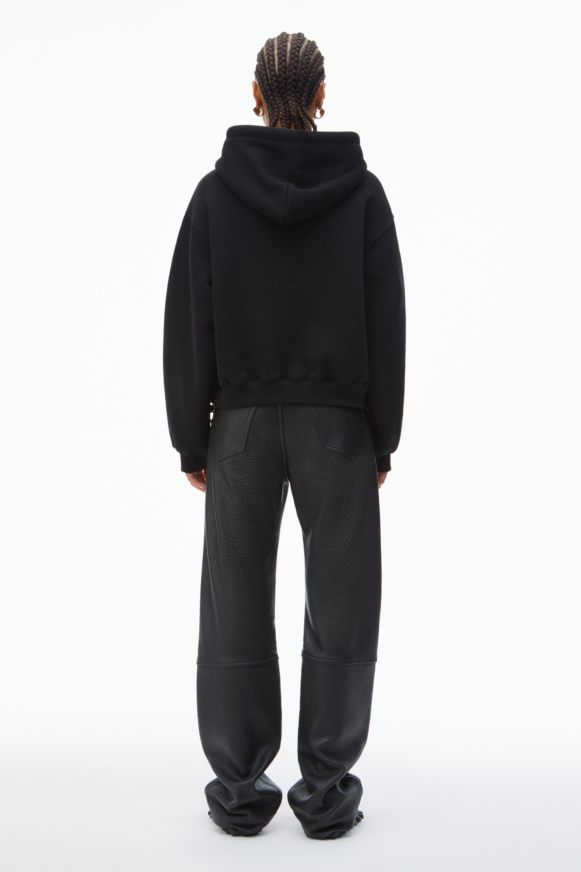 PUFF LOGO HOODIE IN STRUCTURED TERRY - 4