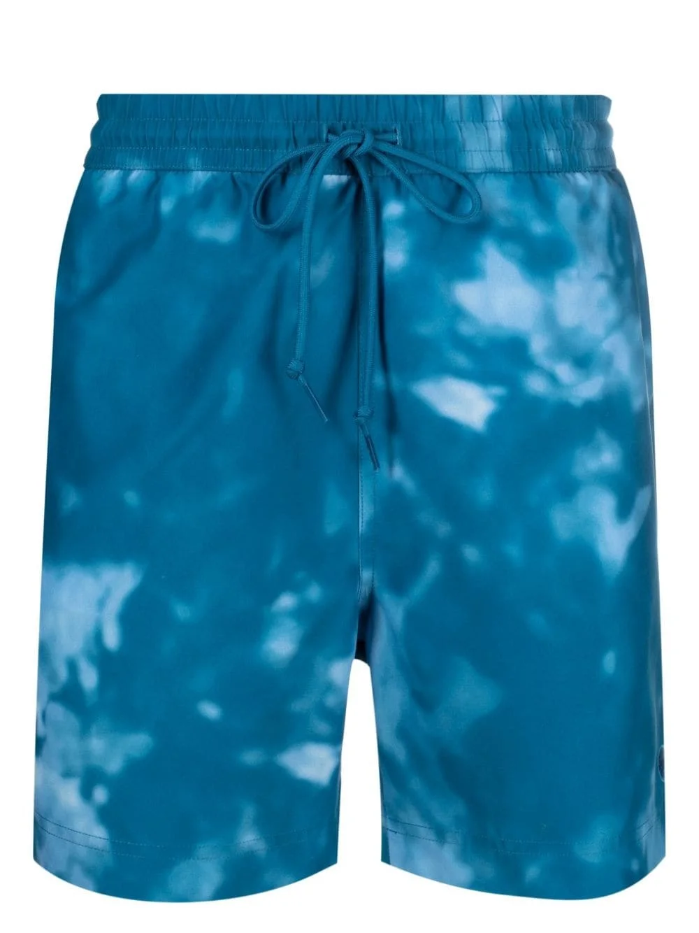 tie-dye print swim shorts - 1