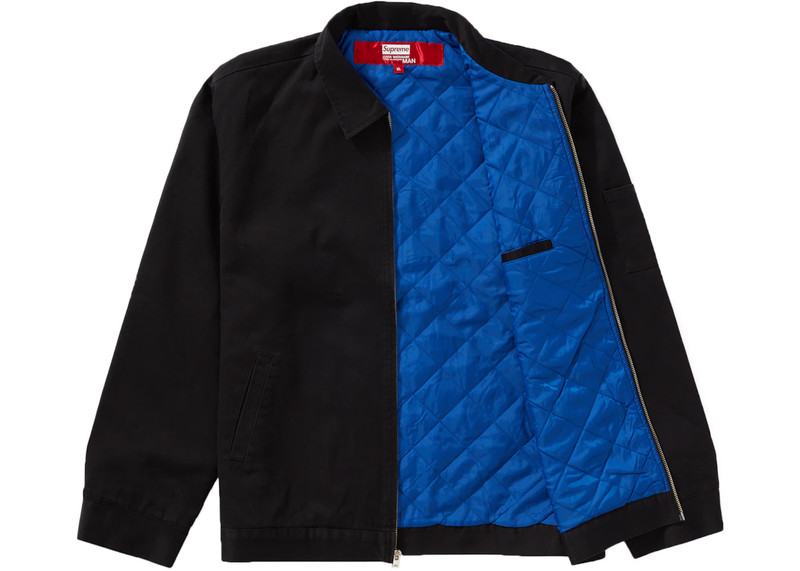 Supreme Supreme JUNYA WATANABE CDG MAN Printed Work Jacket Black outlook