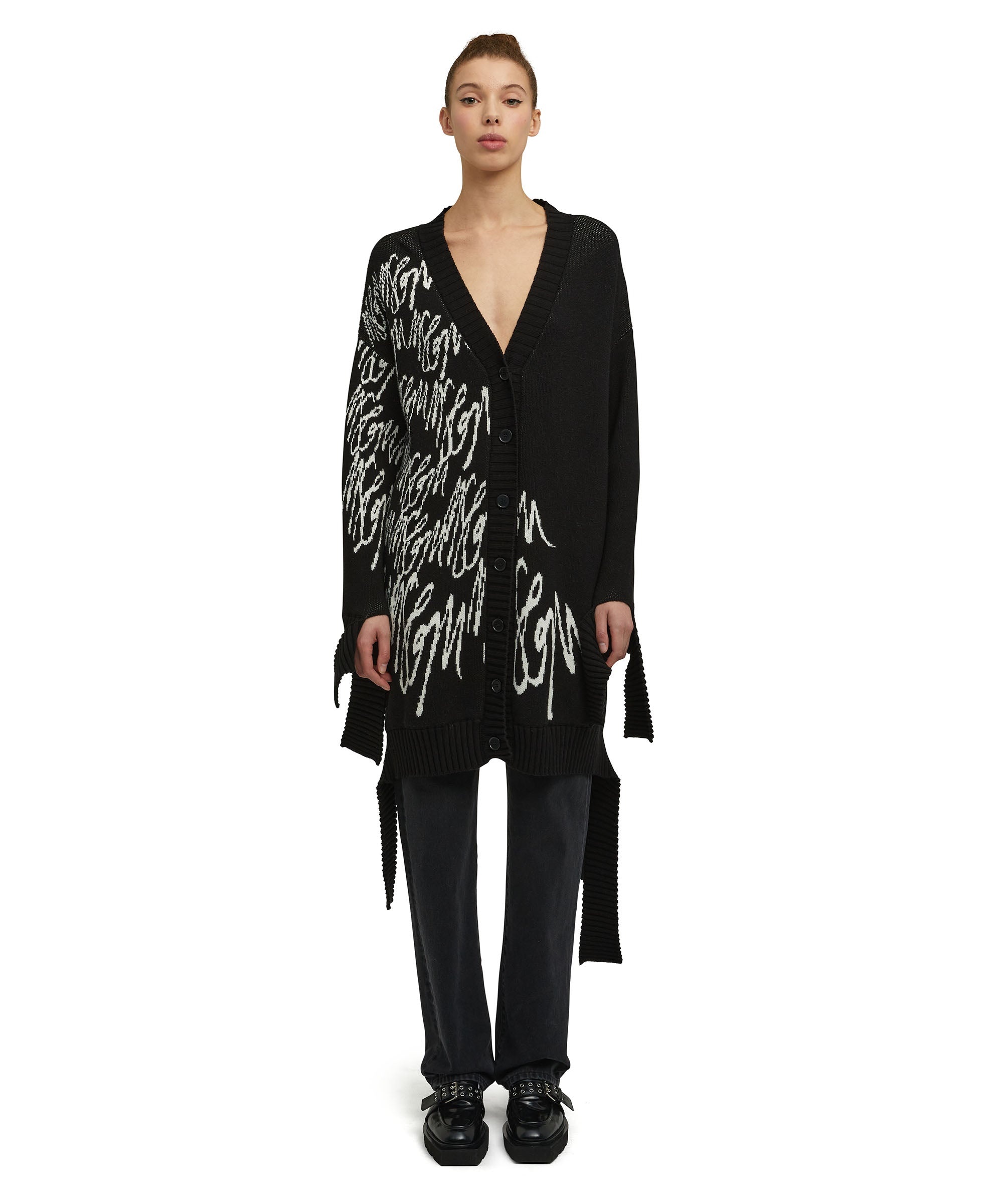 Cotton "Lettering" cardigan - 2