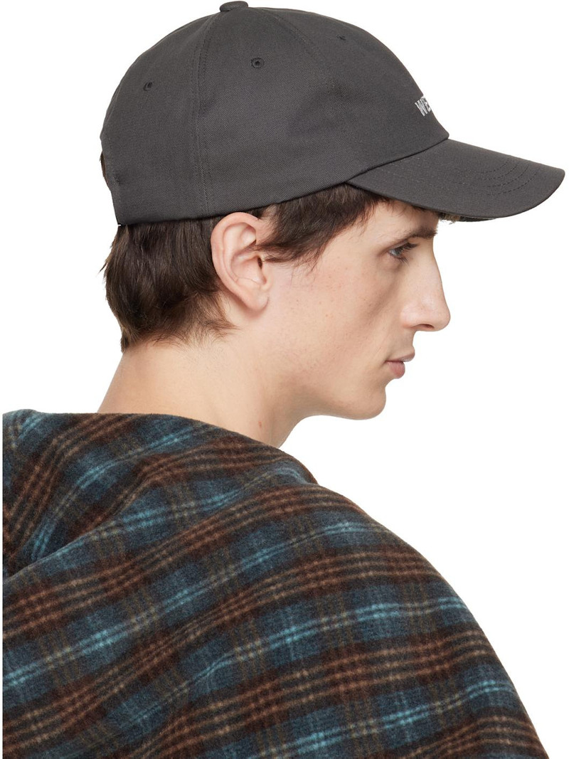 Gray Basic Small Logo Cap 3