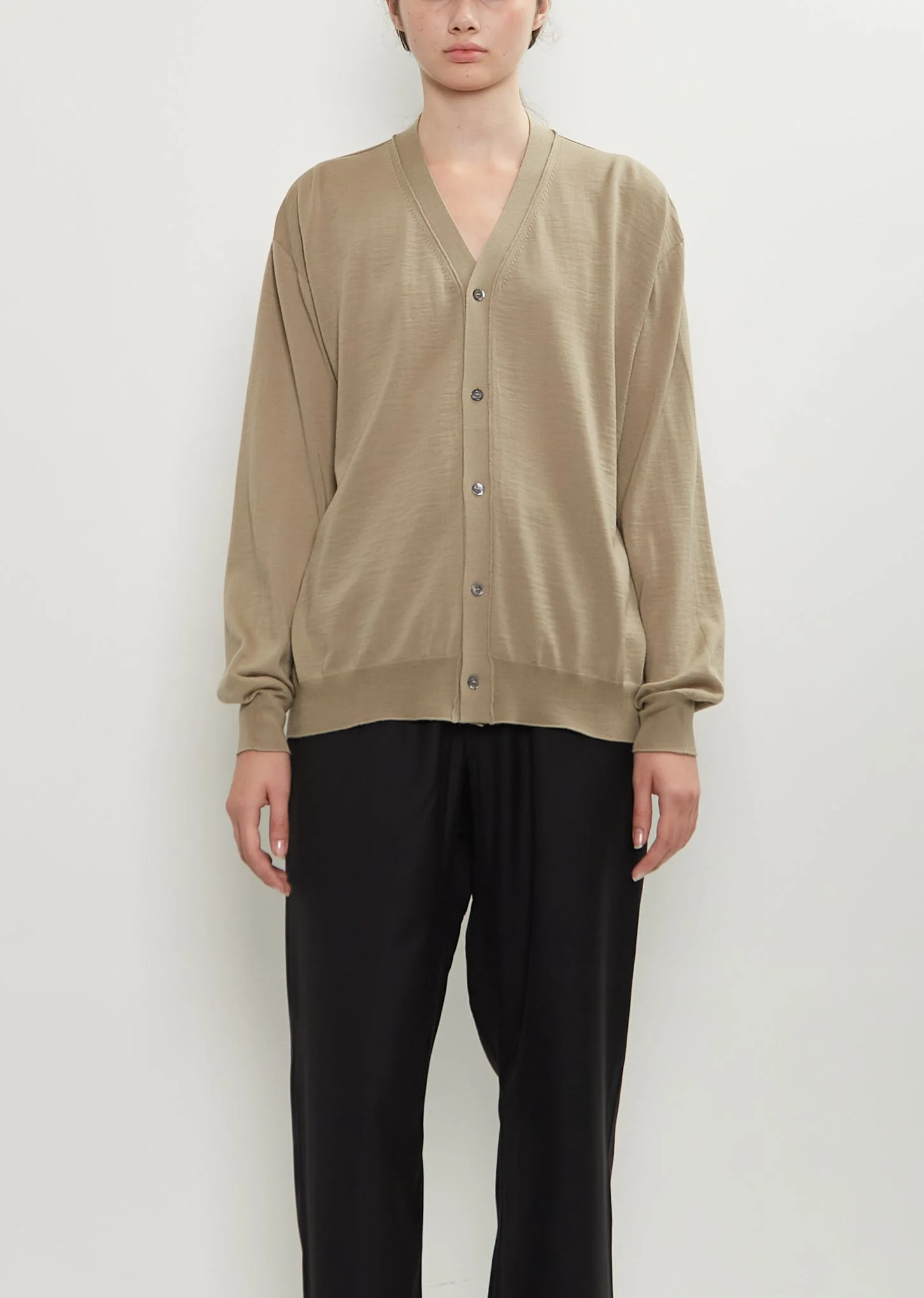 Mora Wool Cardigan — Cord - 1