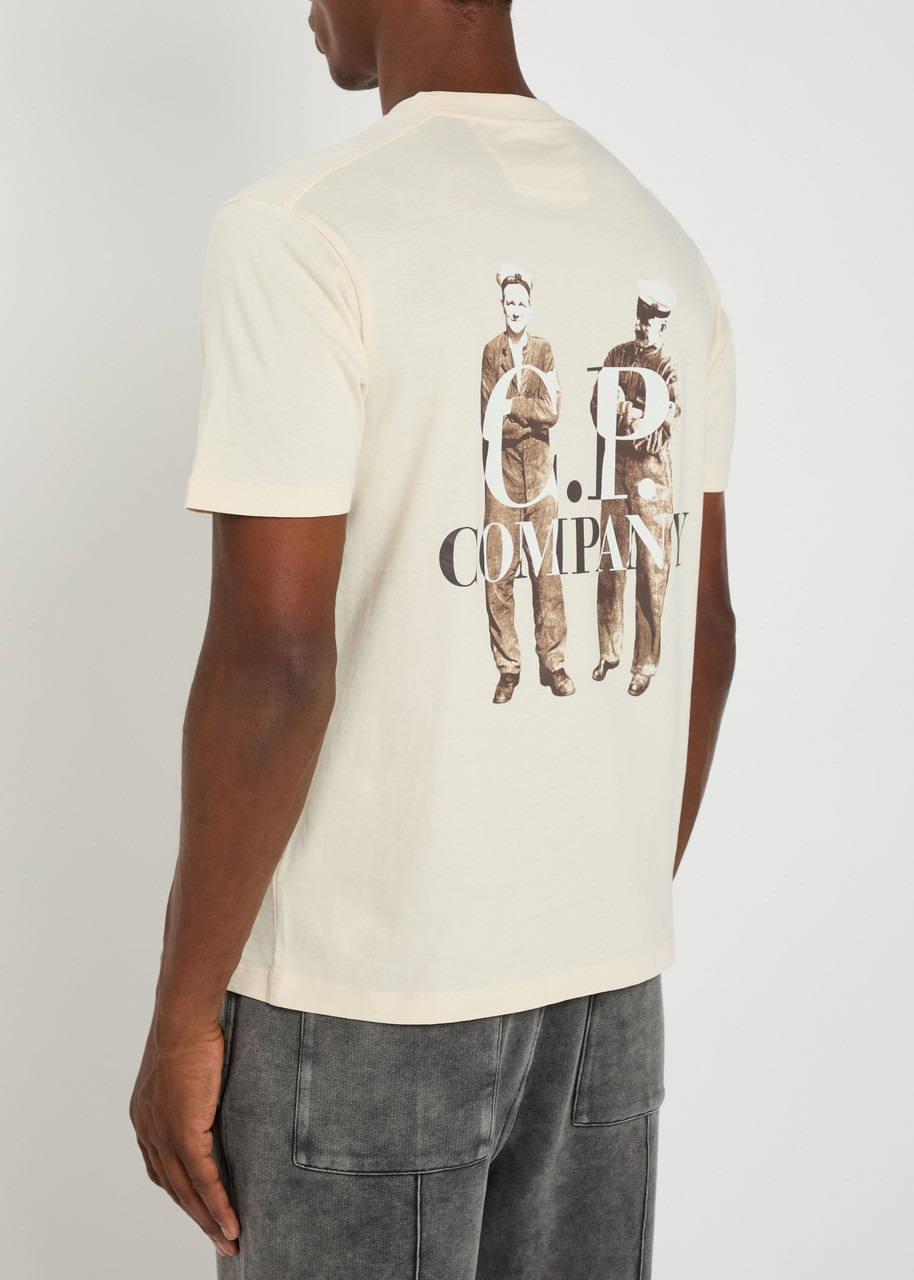 C.P. Company 30/1 Printed Cotton T-shirt - 3