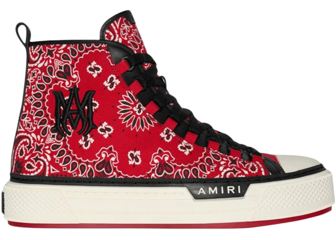 Amiri Bandana MA Logo Court Black Red - 1