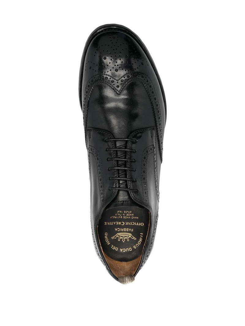 brogue-detail lace-up shoes 4