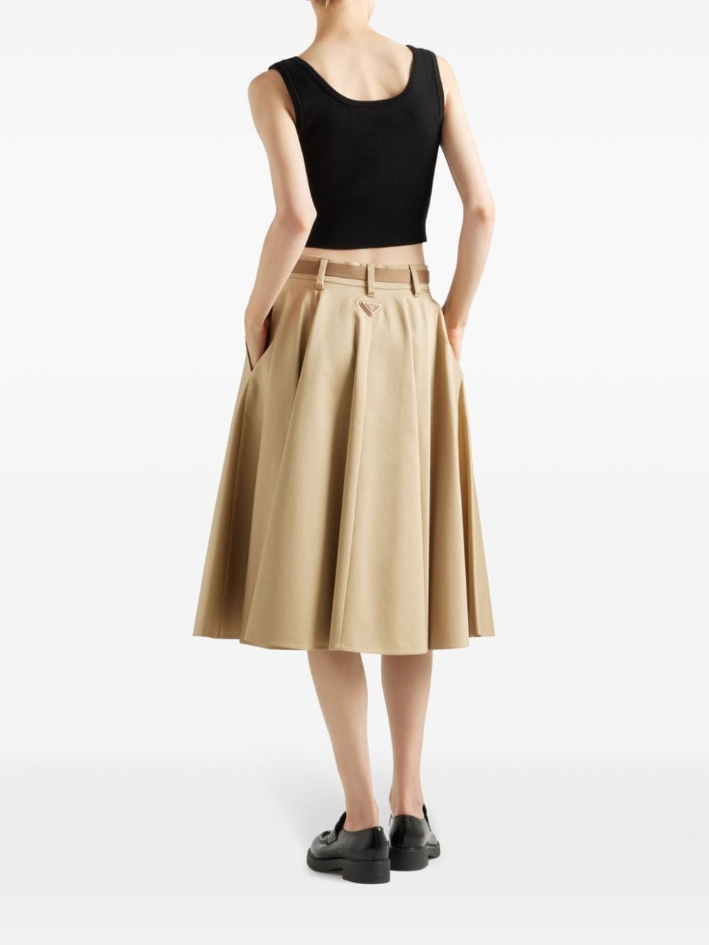 chino midi skirt - 3