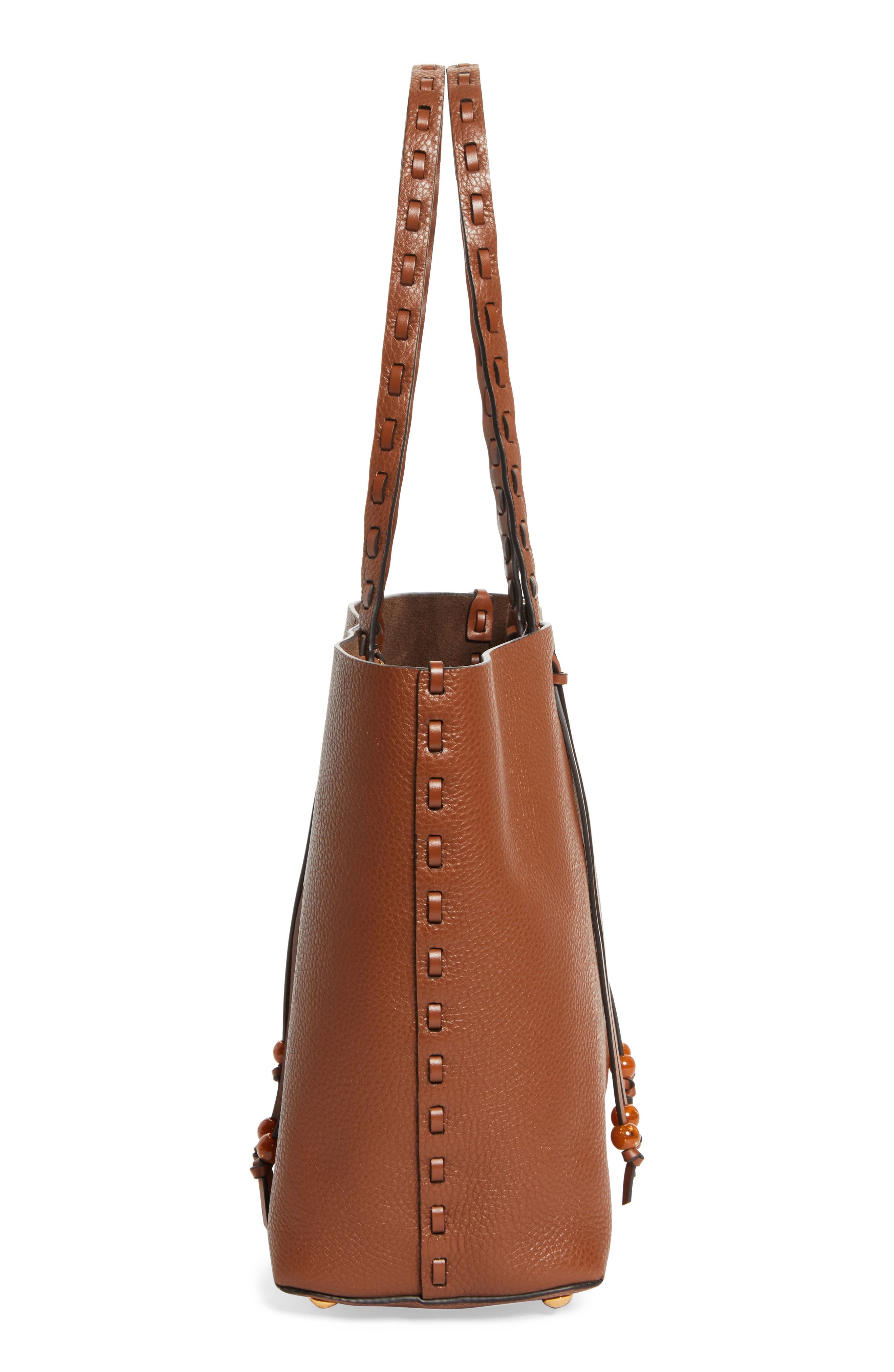 Etro Shopping Essential Leather Tote in M1384 Burnt at Nordstrom - 6