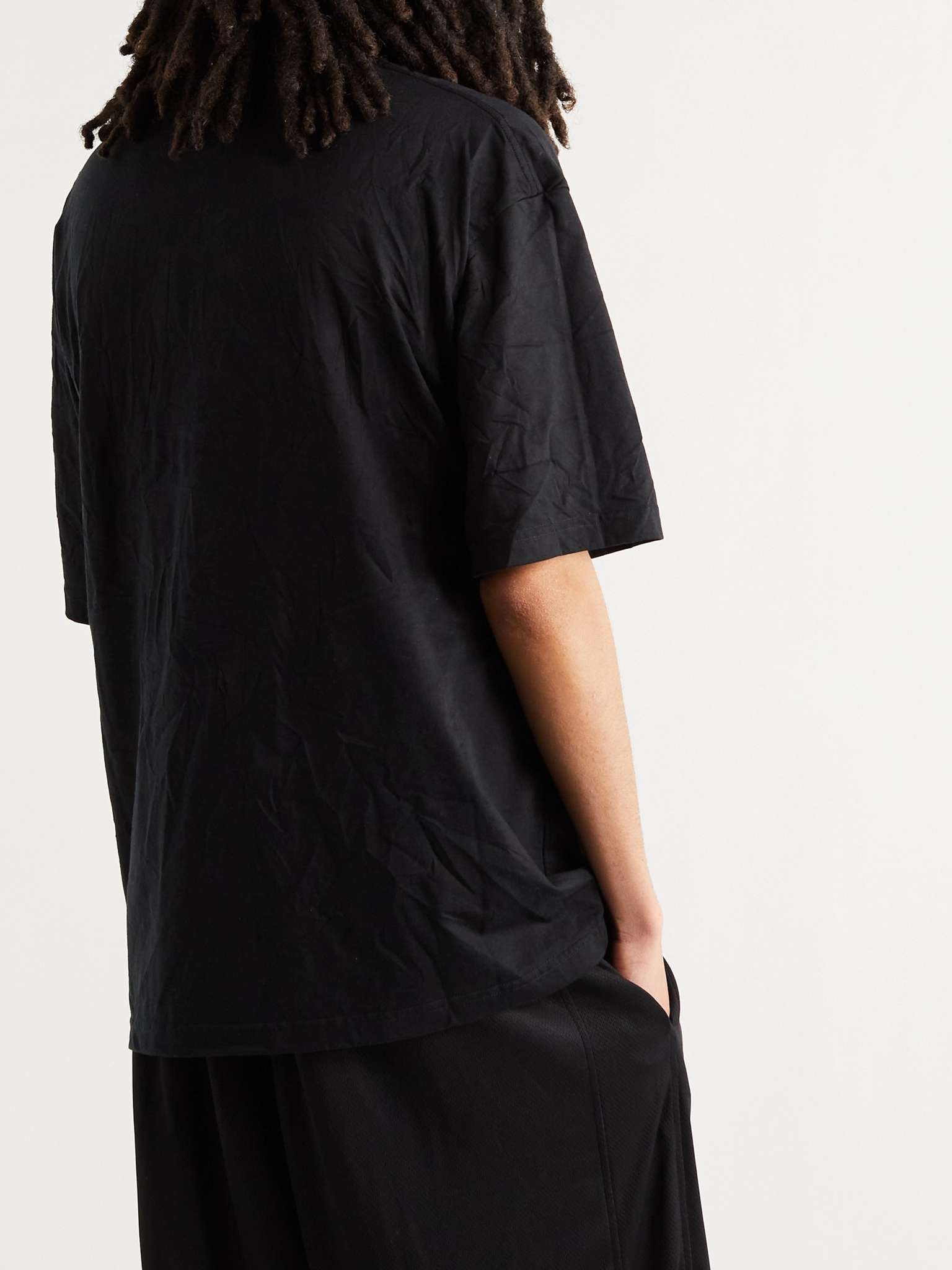 Oversized Printed Jersey T-Shirt - 4