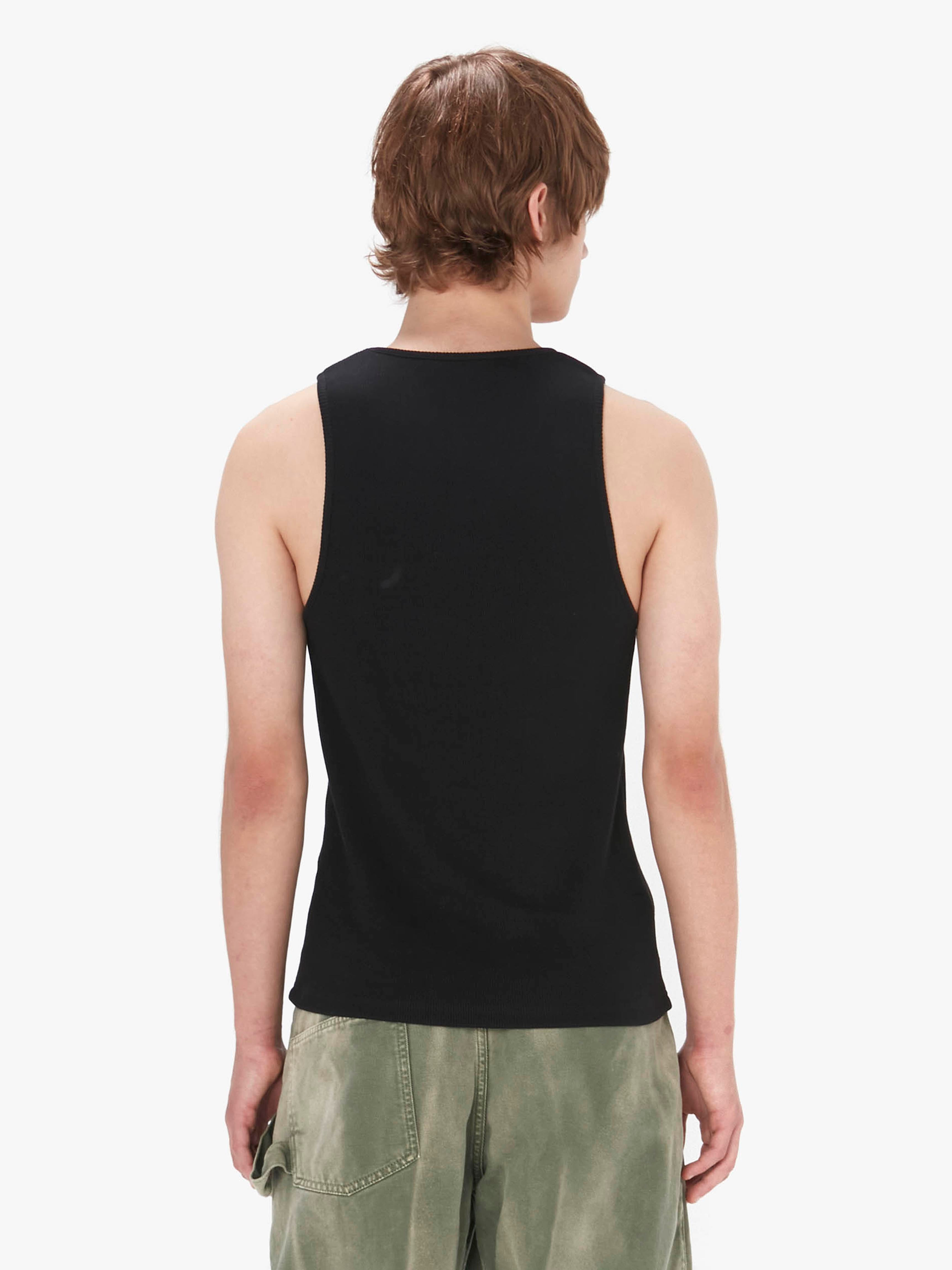 TANK TOP WITH ANCHOR LOGO EMBROIDERY - 3