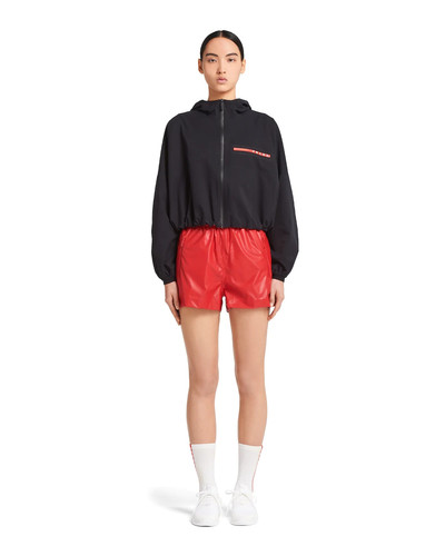 Prada Light Bi-Stretch hooded jacket outlook