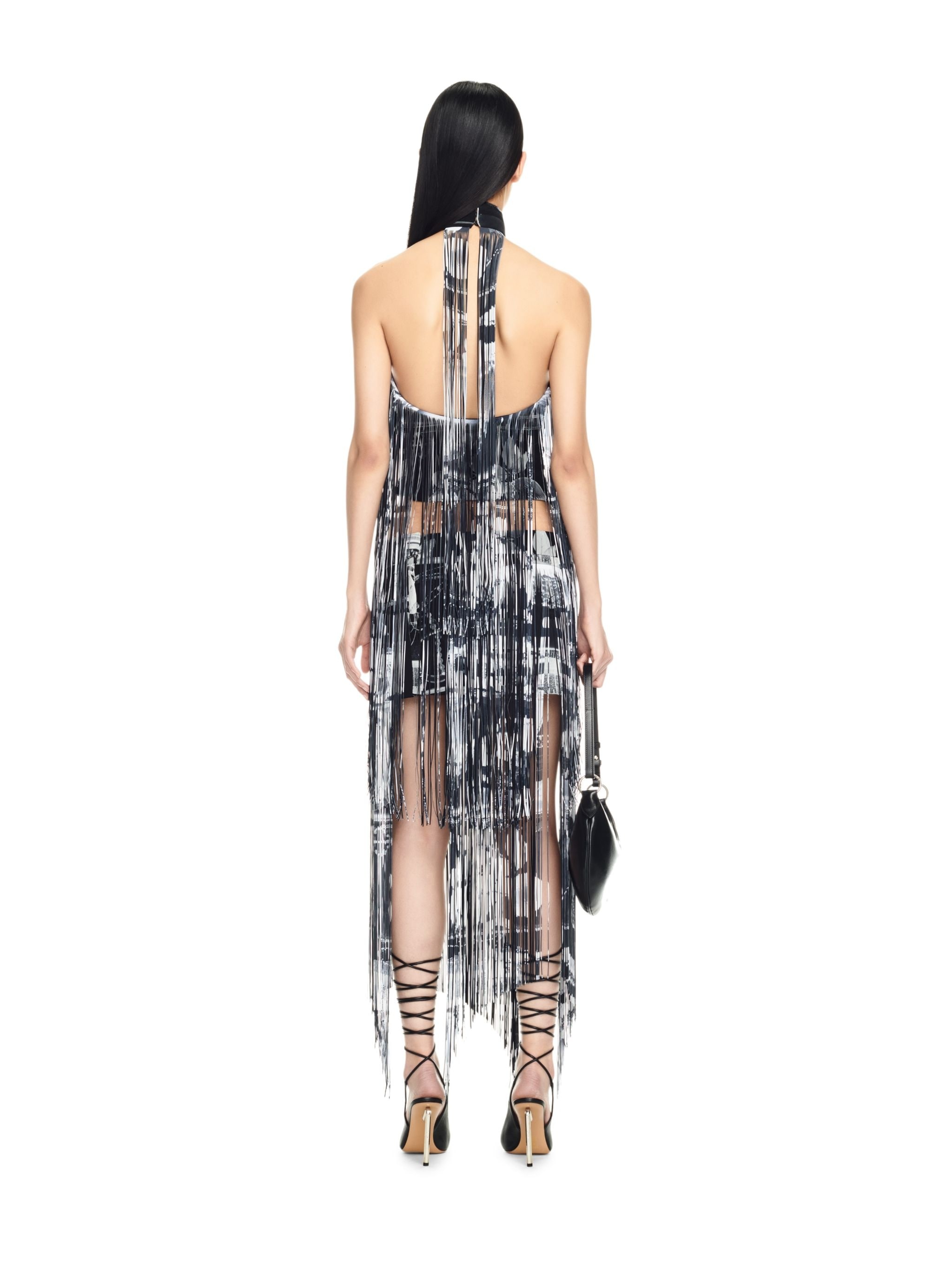 Xray Fringed Mini Skirt - 4