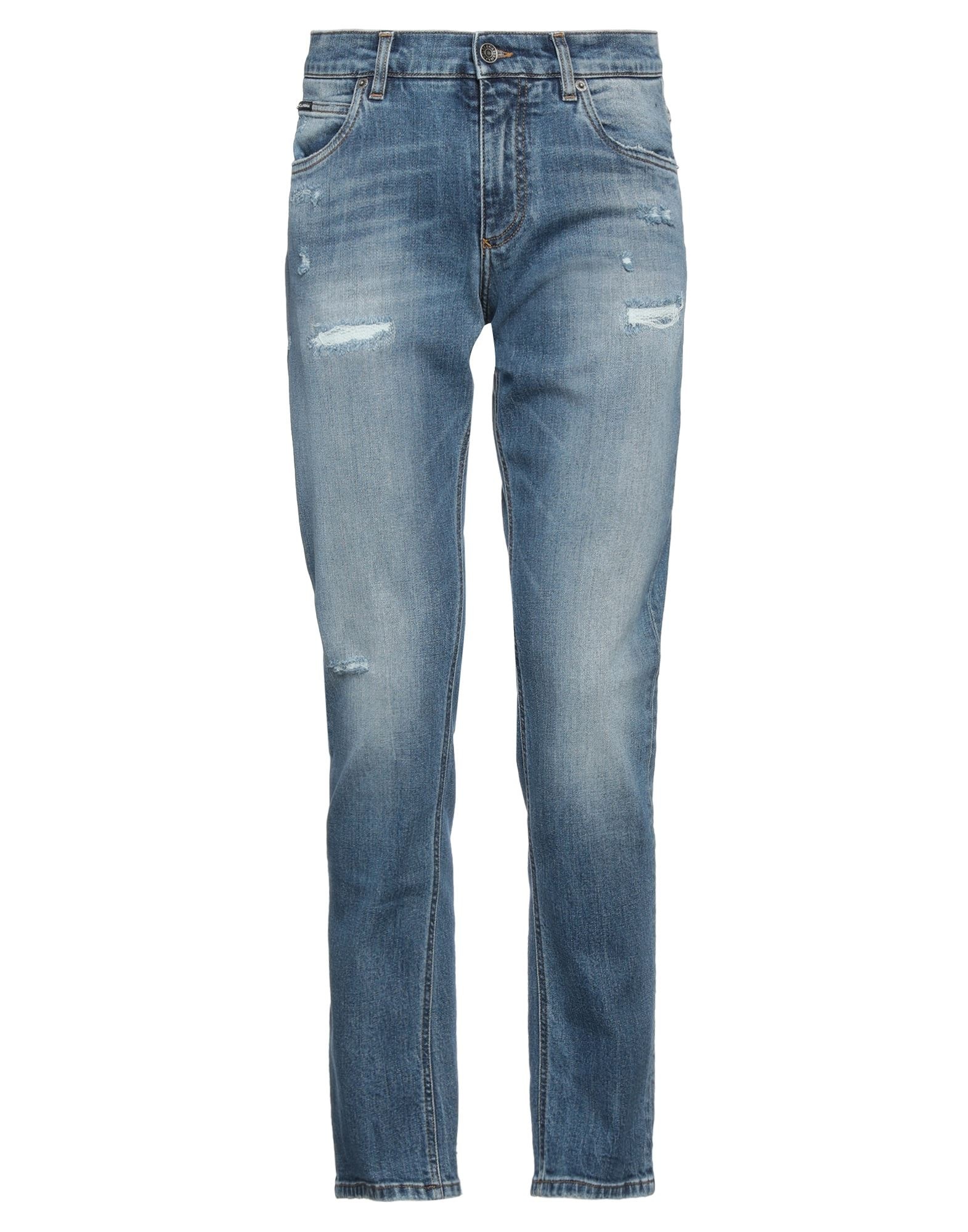 Blue Men's Denim Pants - 1