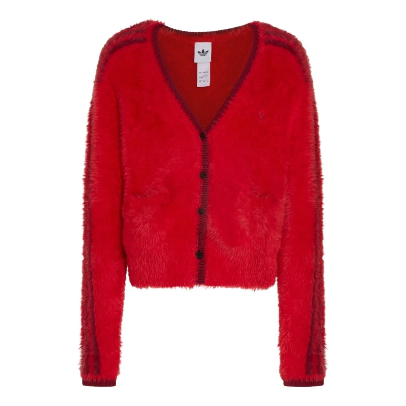(WMNS) adidas CNY Cardigan Asia Sizing 'Red' KT3171 - 1