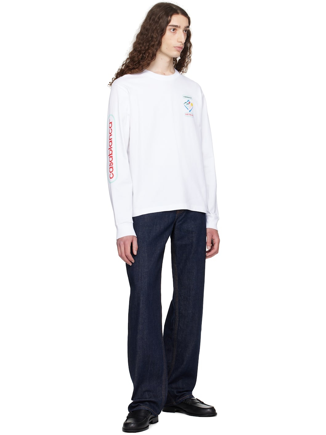 White Fuji Dream Long Sleeve T-shirt - 4