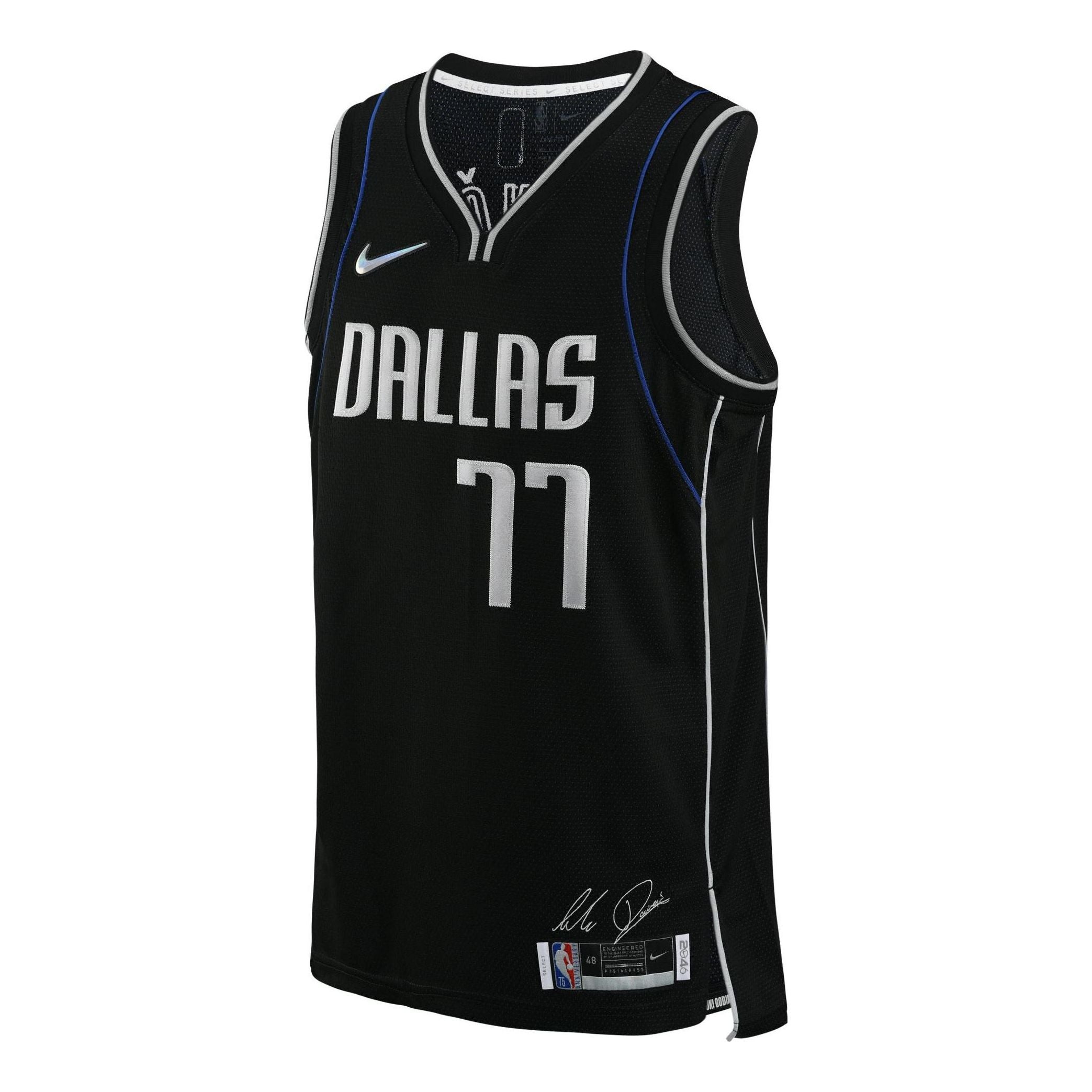 Nike x NBA Dallas Mavericks Icon Edition Jerseys 'Luka Doncic 77' DH8069-010 - 1