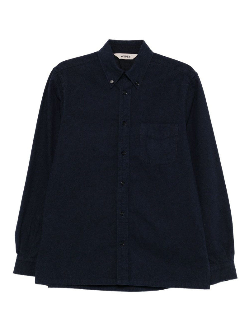 long-sleeve button-down shirt 1