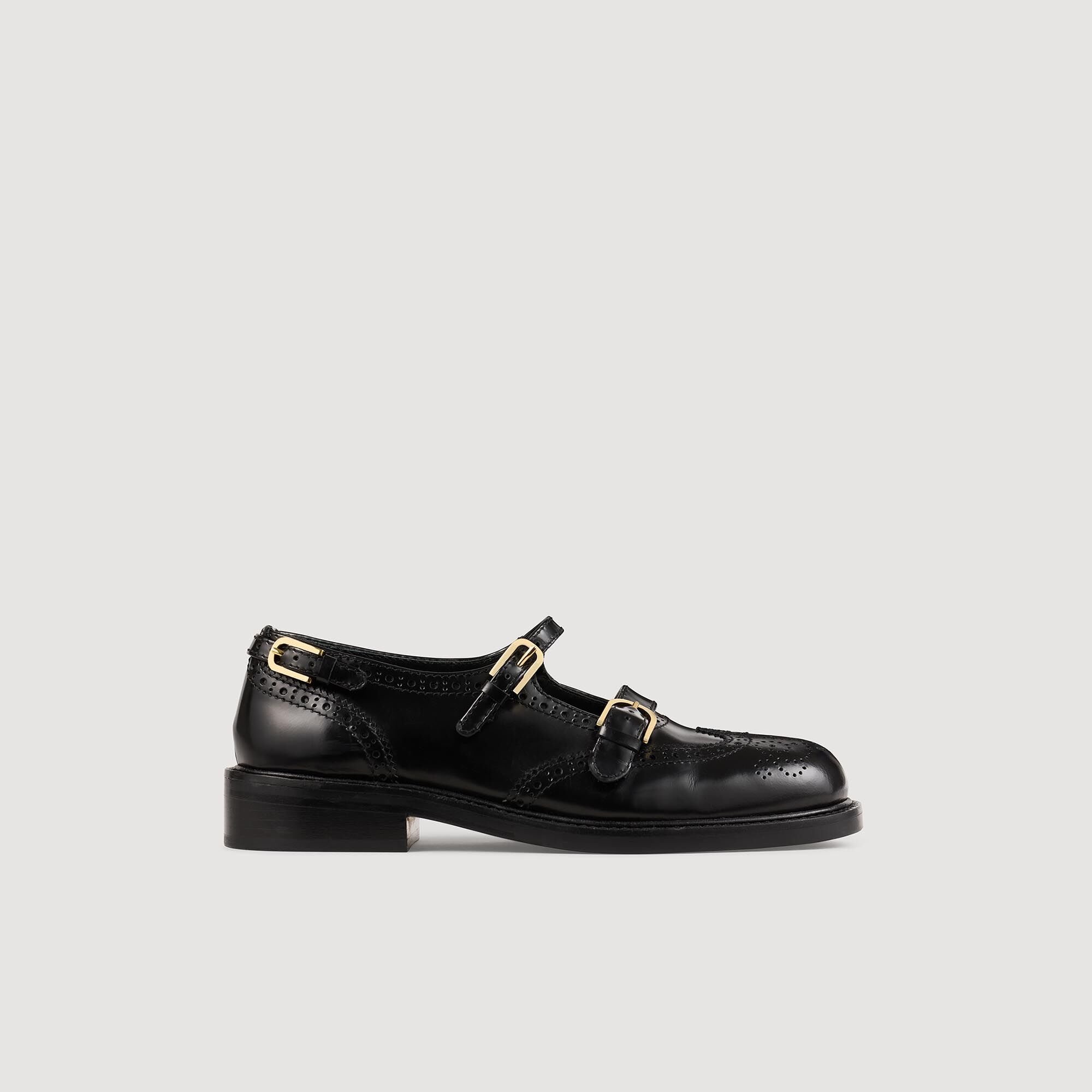 MULTI-BUCKLE MARY JANE LOAFERS - 1