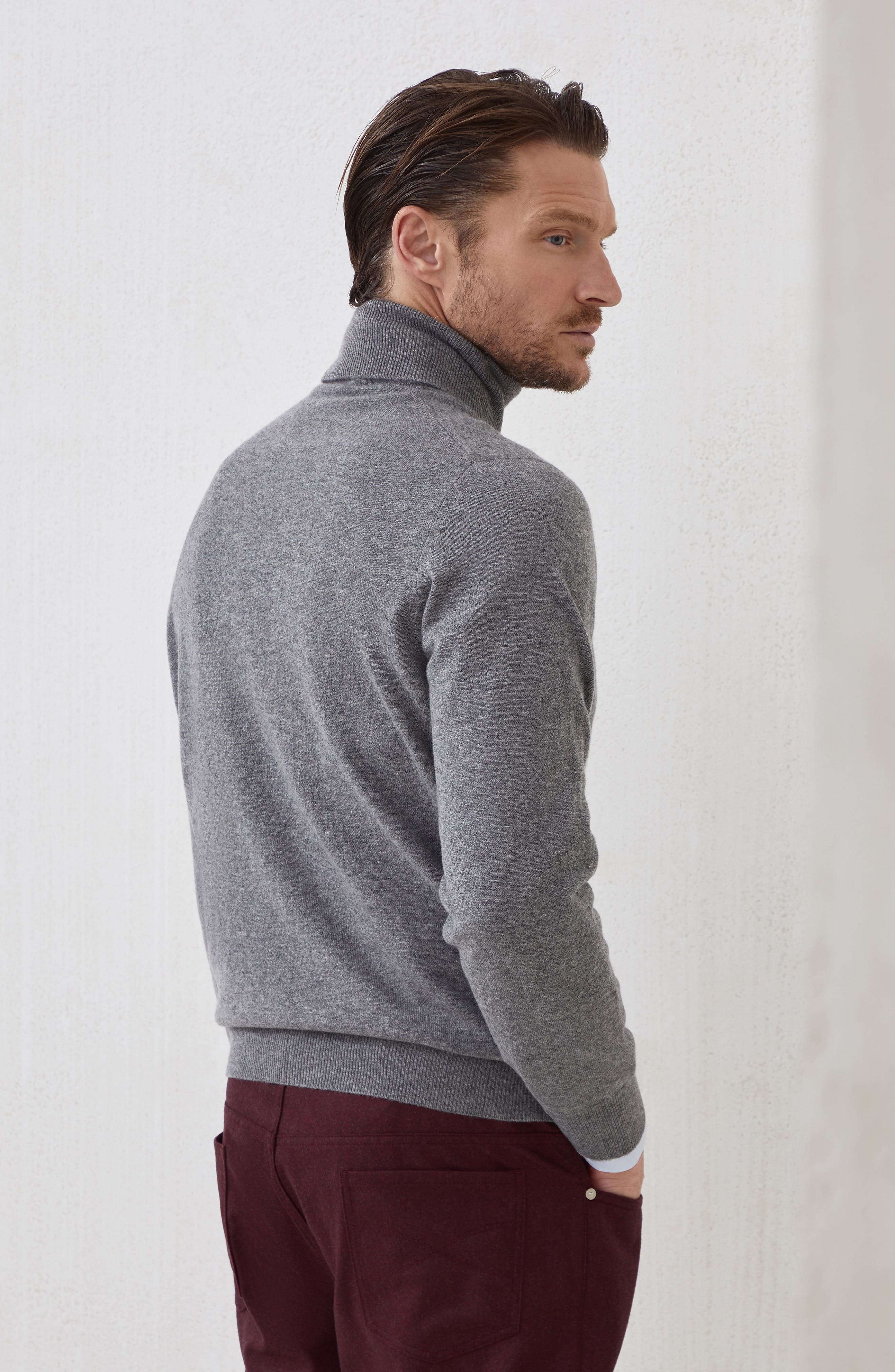 Brunello Cucinelli Turtleneck sweater in Slate at Nordstrom - 3