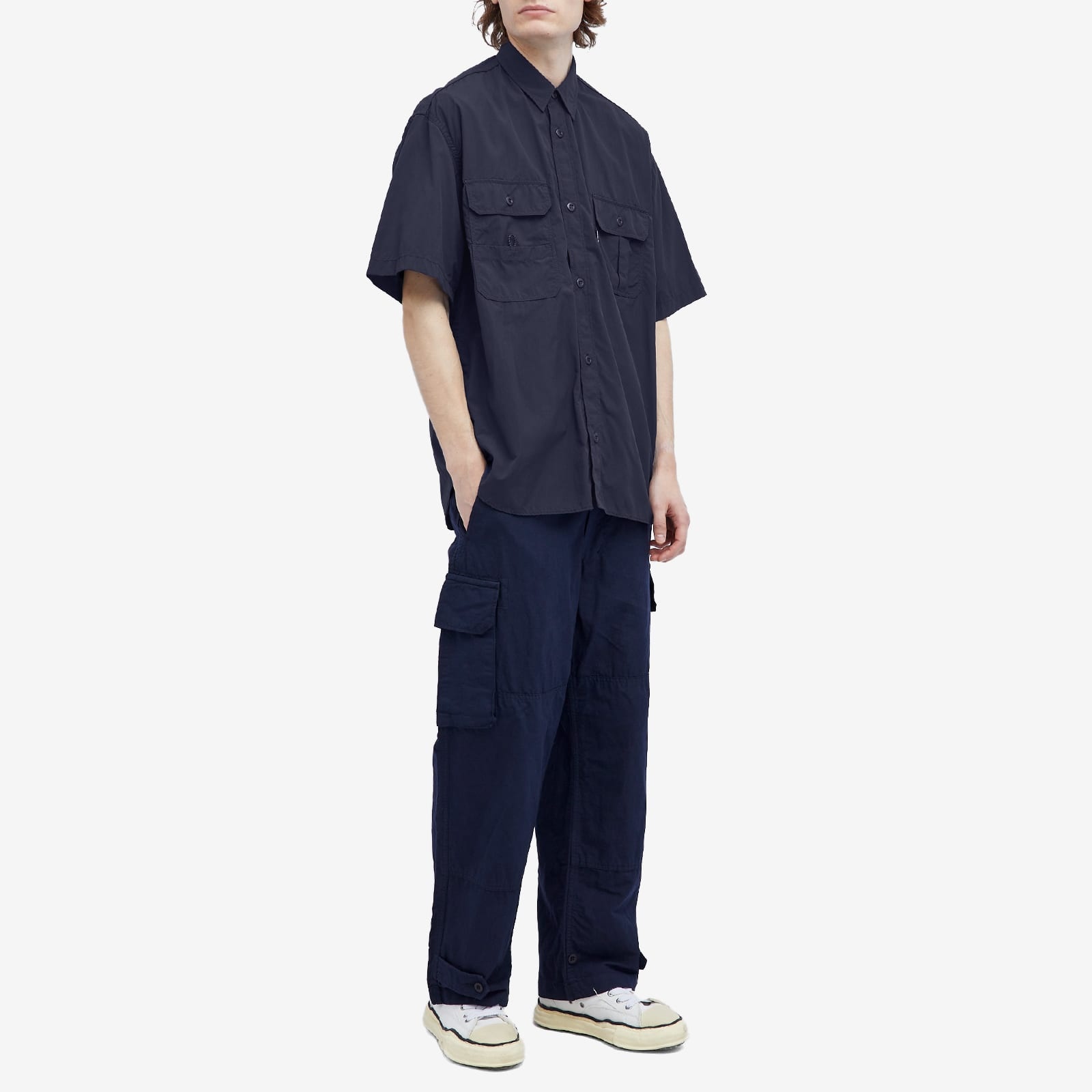 Comme des Garçons Homme Nylon Double Pocket Short Sleeve Shi - 4